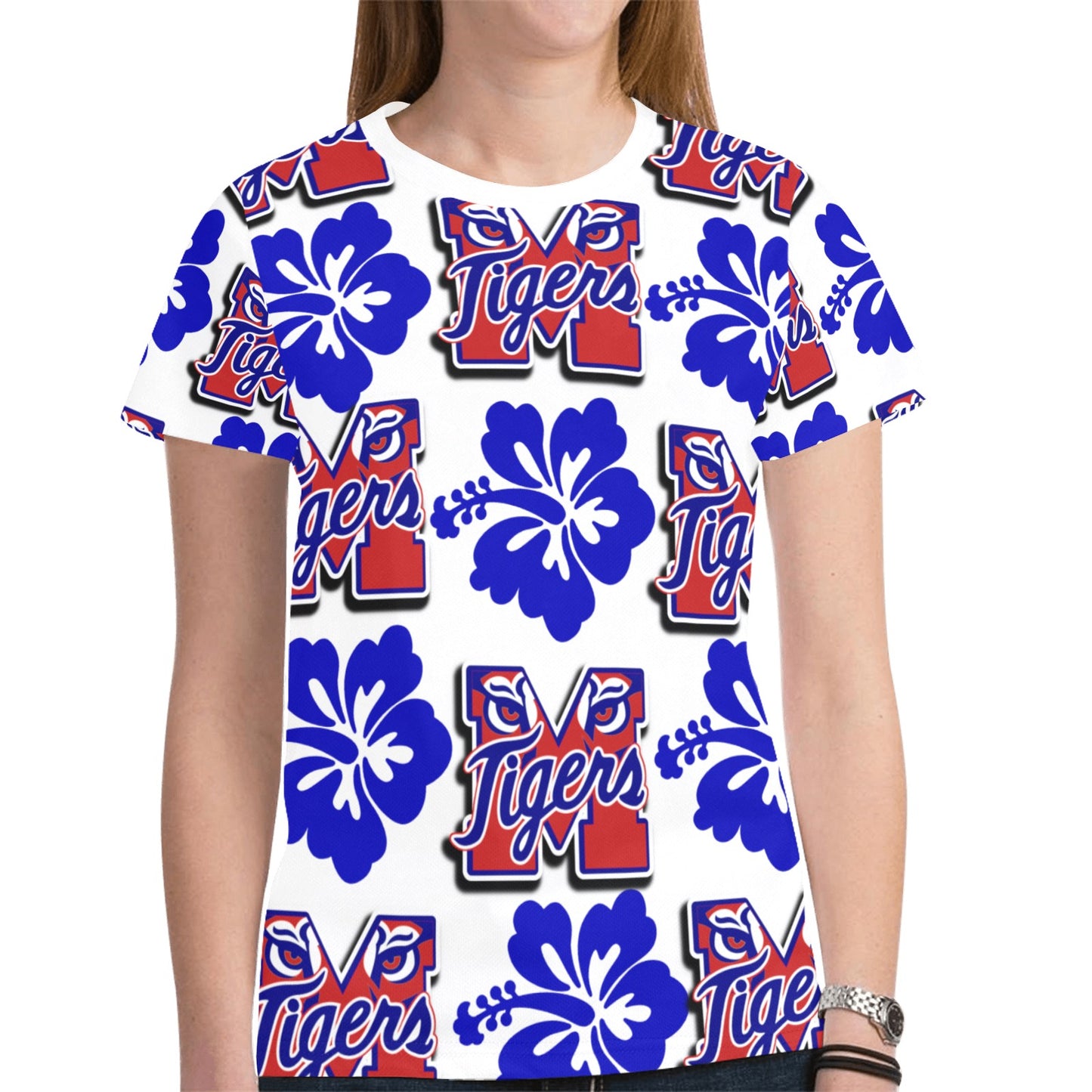 Custom Team Hawaiian Jersey WOMEN