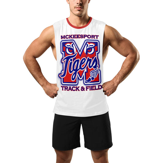 NEW!! Tigers Team Muscle Shirt-WHT